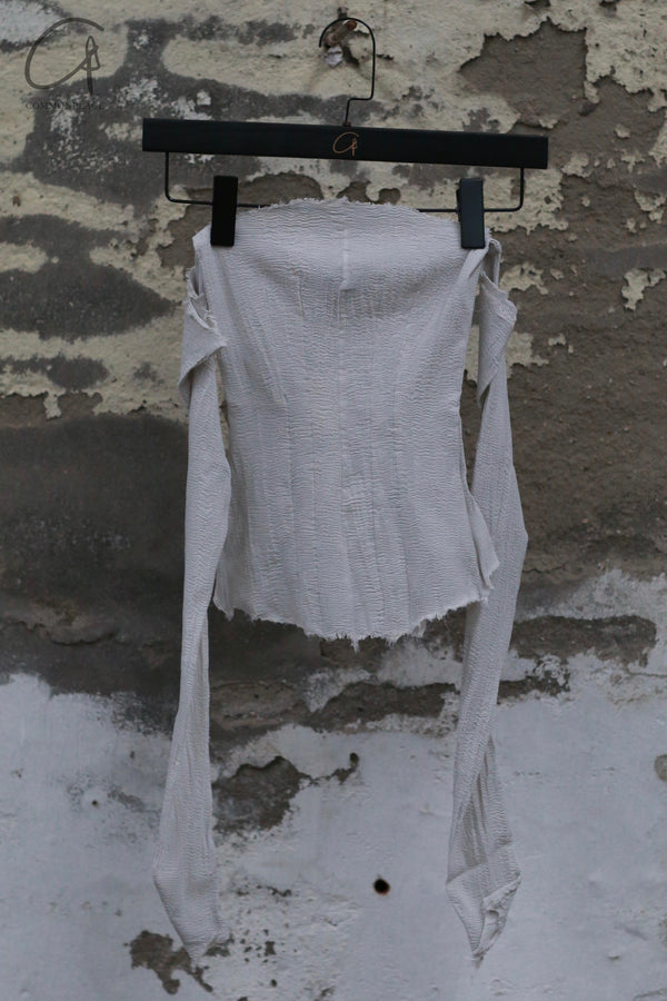 Marc Le Bihan 26916 Flat Shoulder Stretch Bottoming Tube Top T-Shirt Handmade in France MLB-26916-GLACIER 24 new colors